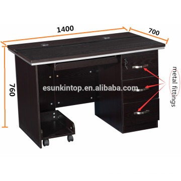 Moderne einfache Design billig Preis Computer Tisch / Melamin Computer Tisch Spezifikationen